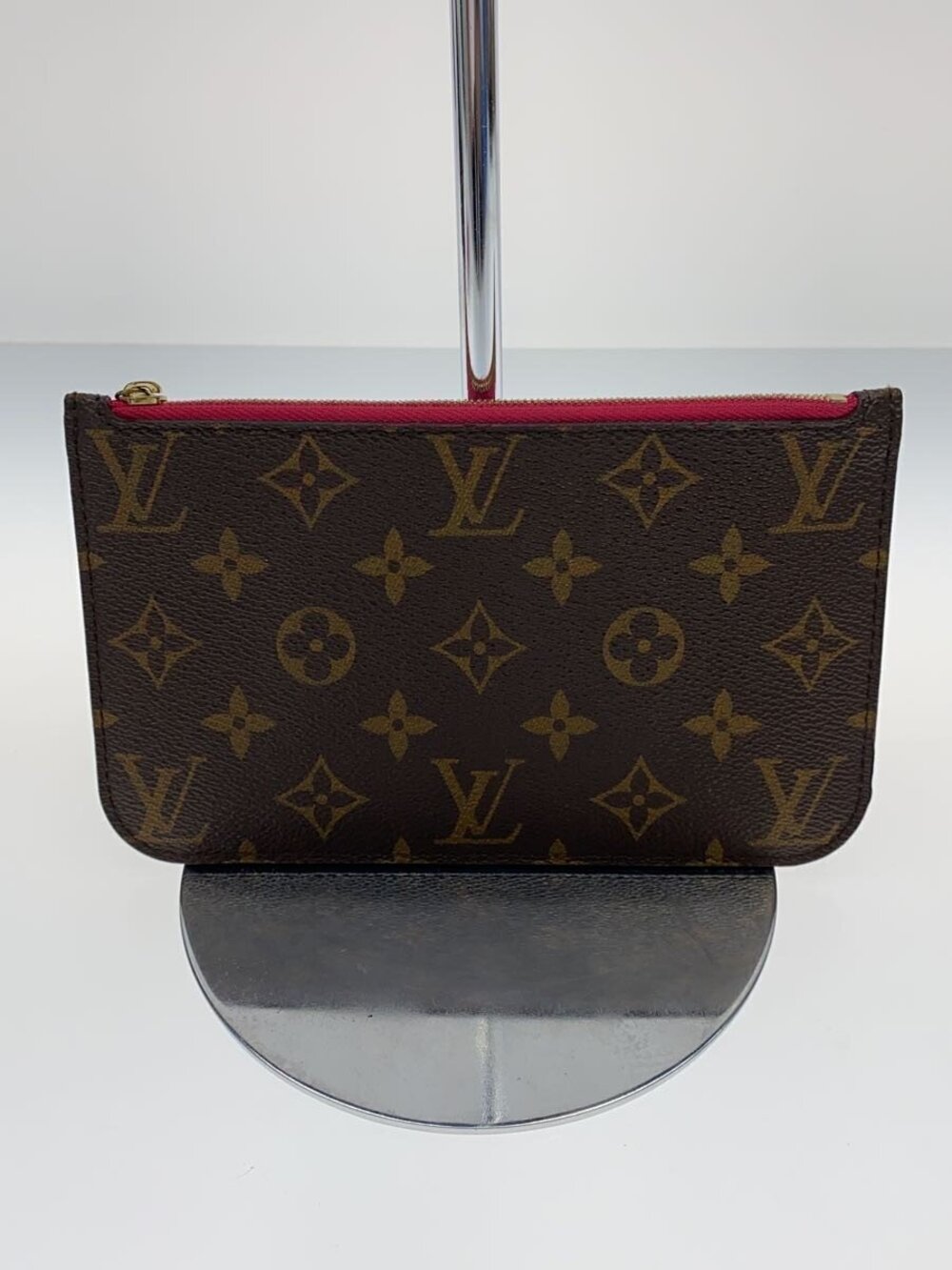 LOUIS VUITTON Pouch Clutch Brown all over